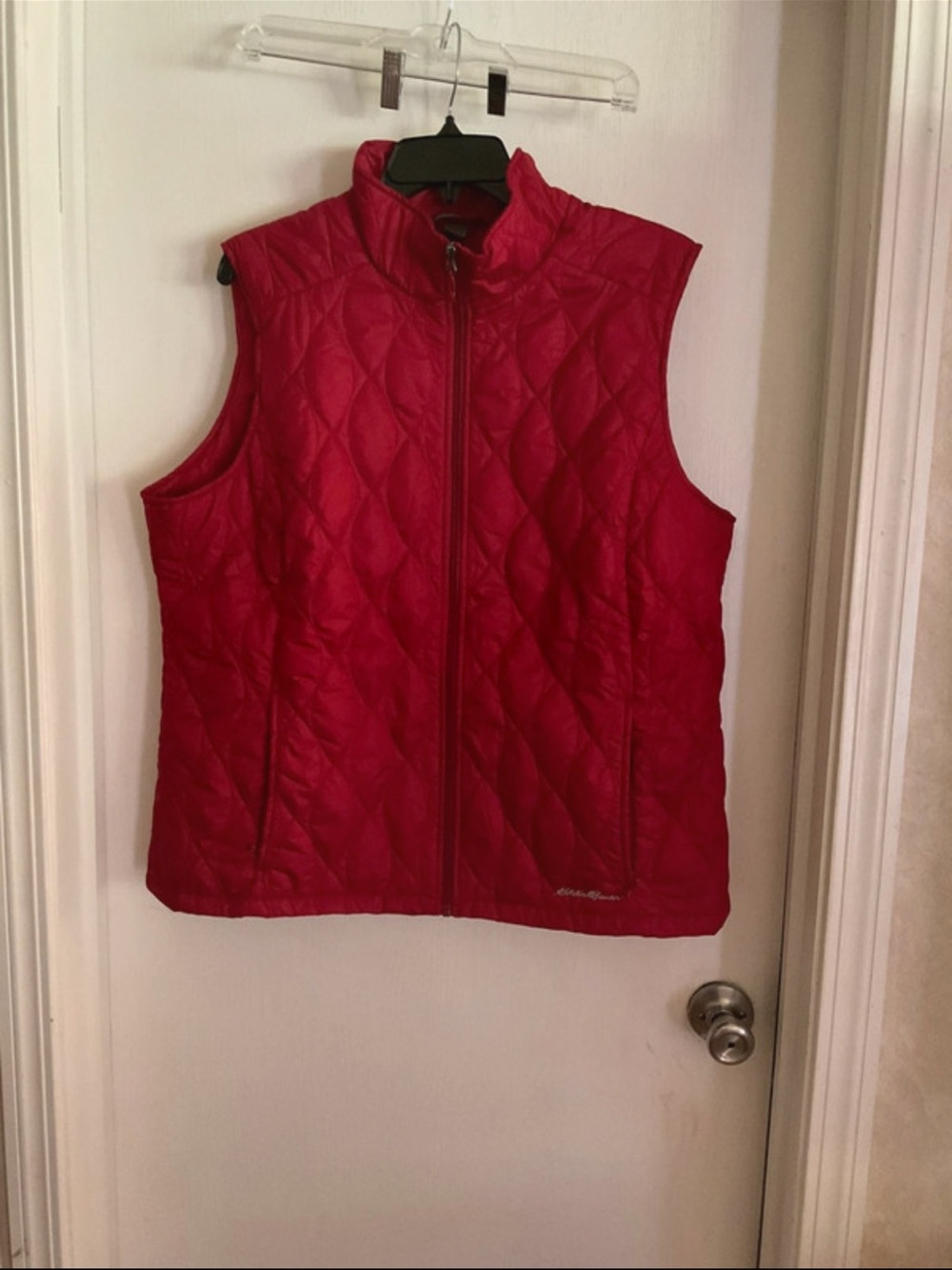 Red Quilted Women's Vest